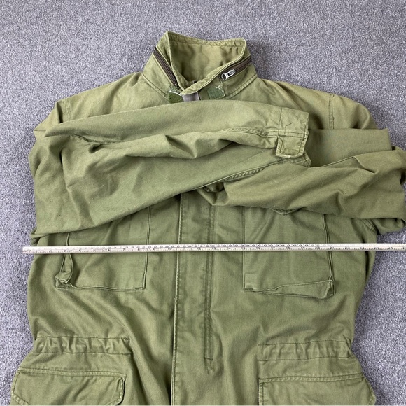 Vintage Military Coat Cold Weather Field Green Regular Fit Jacket Men’s Size L - Picture 16 of 16